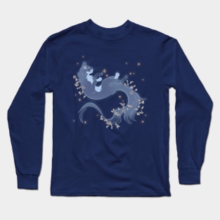 ghost cat Long Sleeve T-Shirt